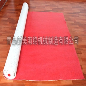 復(fù)合網(wǎng)格紅色PE膜地毯墊