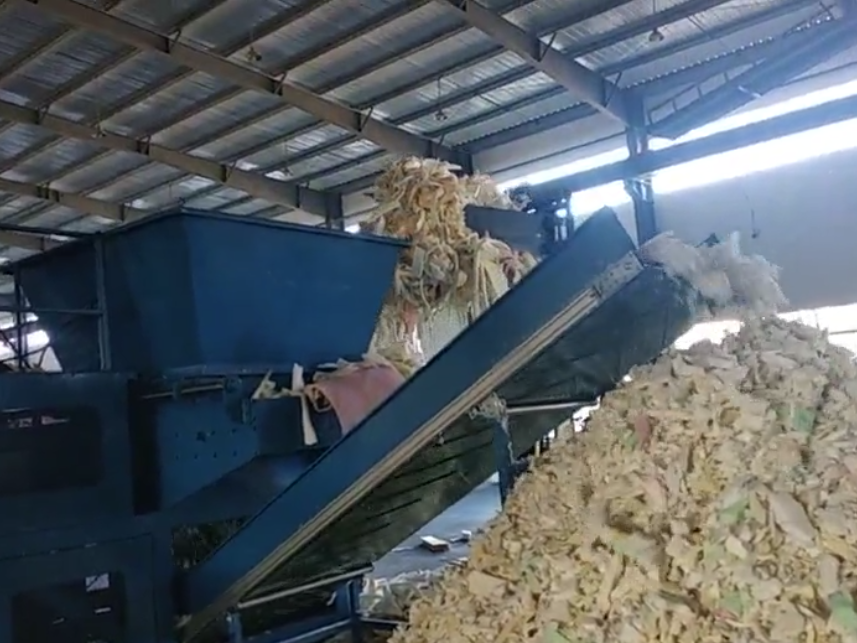 Whole package shredder A